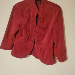 Roz and Ali red jacket